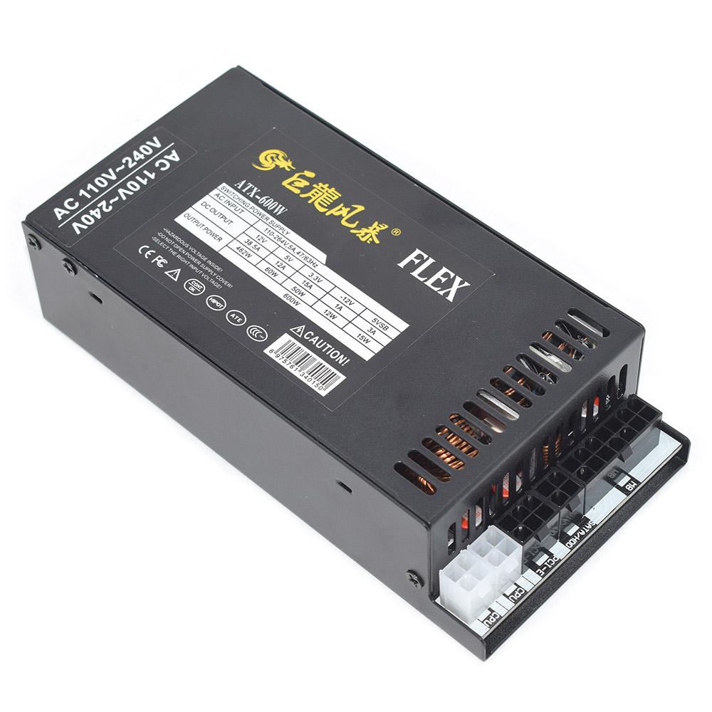 JULONGFENGBAO Full Modular 110 - огляд і ціна Flex Atx Power Supply 600W 1U