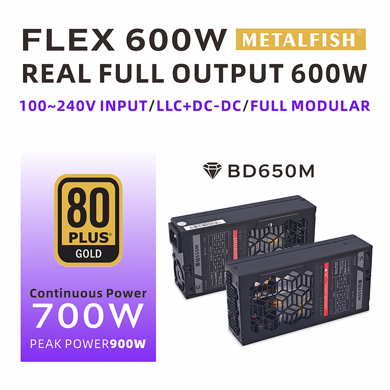 METALFISH Flex 600W Modular Po - огляд і ціна Flex Atx Power Supply 600W 1U