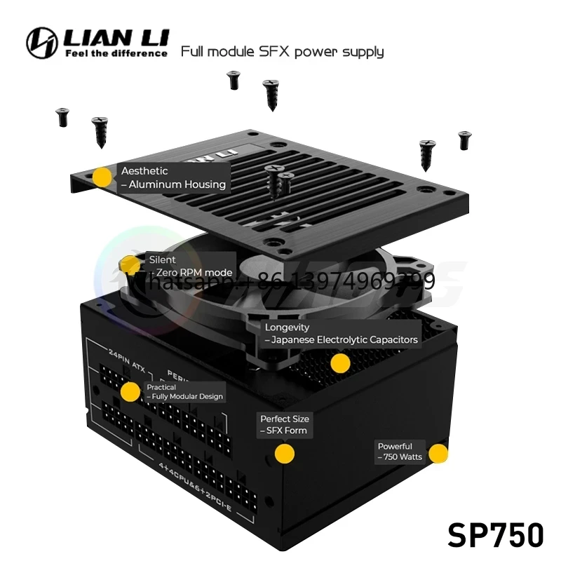LIAN LI PSU 750w SFX Power Sup - огляд і ціна 750W Sfx Fully Modular Power Supply